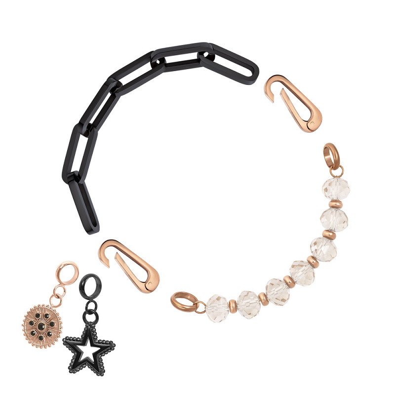 Samengestelde armband Flo Rosé
