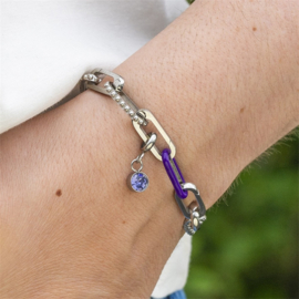 Samengestelde armband Donna Zilver