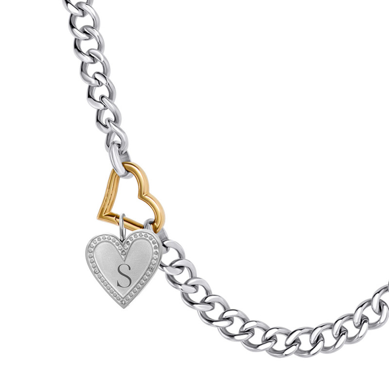 Hanger Zirconia Heart Zilver