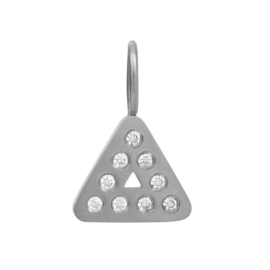 iXXXi Jewelry Charm Design Triangle Zilverkleurig