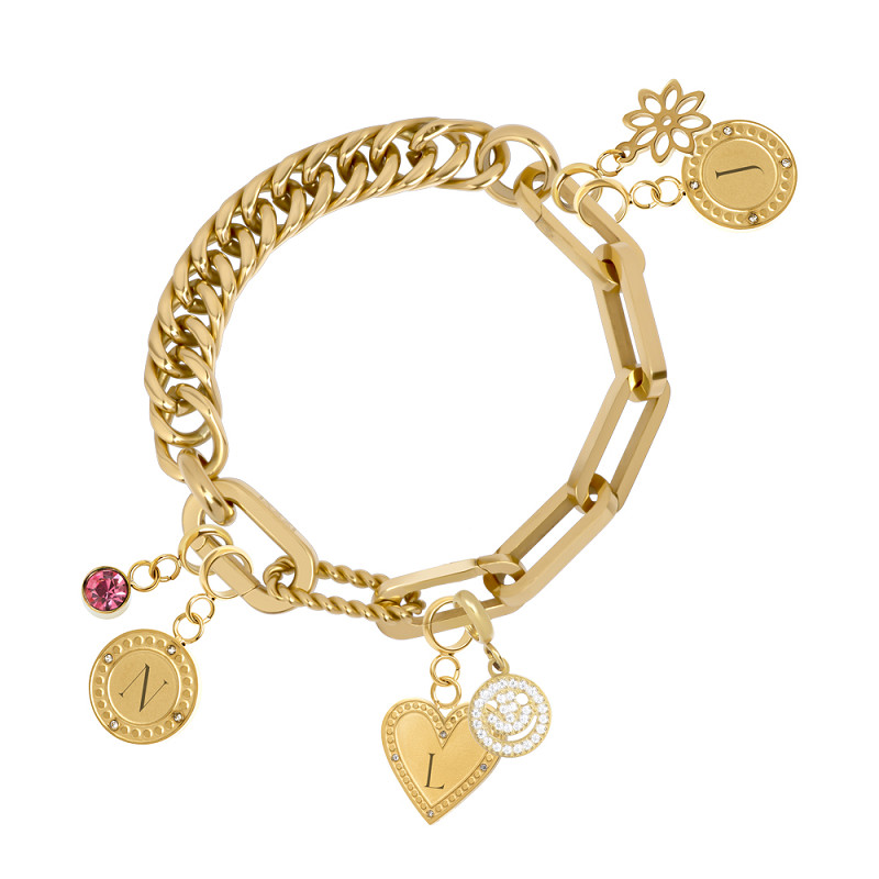 Bedel Zirconia Heart Goud