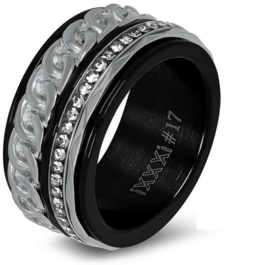 iXXXi Jewelry vulring Zirconia Blackstone 2mm