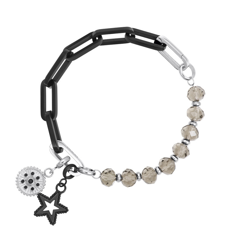 Samengestelde armband Flo Zilver