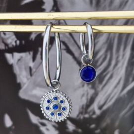 Earparty Midnight Capri Blue Zilver
