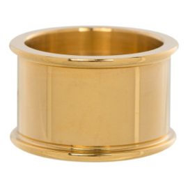 iXXXi Jewelry Basis Ring 12mm Goudkleurig