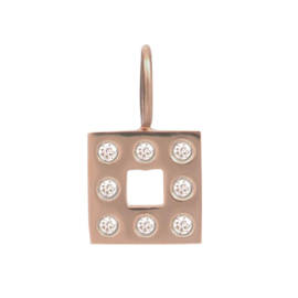 iXXXi Jewelry Charm Design Square Rosé