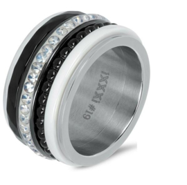 iXXXi Jewelry Basis Ring 12mm Zilverkleurig