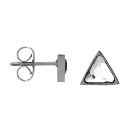 iXXXi Jewelry Ear studs Expression Triangle Zilverkleurig