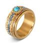 iXXXi Jewelry Vulring Inspired Turquoise Gold