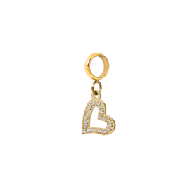 Charm Small Heart Goudkleurig