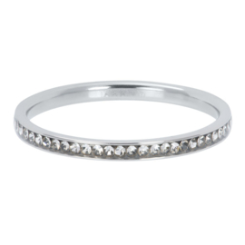 Fame Ring Zirconia Crystal Zilverkleurig 2mm