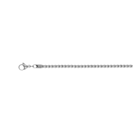 iXXXi Men Chain Barcode Ketting Zilverkleurig