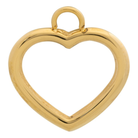 iXXXi Jewelry Charm Open Hart Goudkleurig