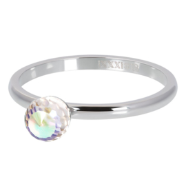 iXXXi Jewelry Vulring Crystal Ball AB 2mm Zilverkleurig