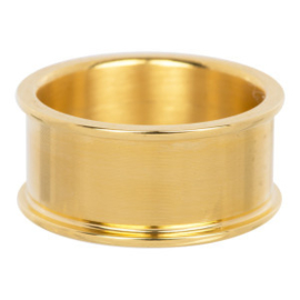 iXXXi Jewelry Basis Ring 10mm Goudkleurig