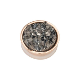 iXXXi Jewelry Top Part Drusy Dark Grey Rosé