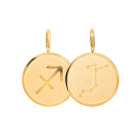 iXXXi Jewelry Charm Sagittarius Goudkleurig