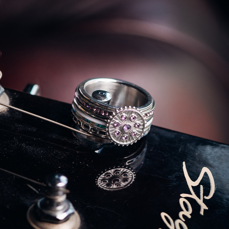 Samengestelde iXXXi ring Midnight Tanzanite