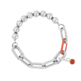 Samengestelde armband Dany Zilver