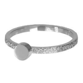 iXXXi Jewelry Vulring Abstract Circle 2mm Zilverkleurig