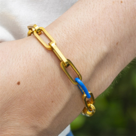 Samengestelde armband Dahlia Goud