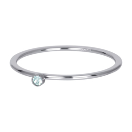 iXXXi Jewelry Vulring Green 1 Stone Zilverkleurig 1mm
