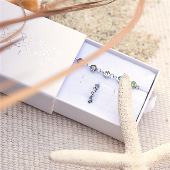 Fame Flora Amara sieraden set Zilver