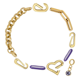 Samengestelde armband Dido Goud