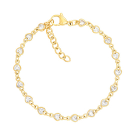 Armband Sunset Sparkle Goudkleurig