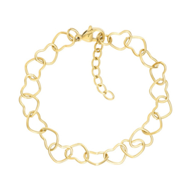 Armband Soul Hearts Goudkleurig