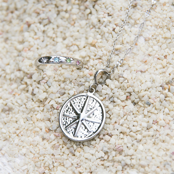 Fame Flora Magnolia sieraden set Zilver