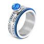 iXXXi Jewelry vulring Sandblasted Blauw 1mm