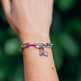 Samengestelde armband Dee Zilver