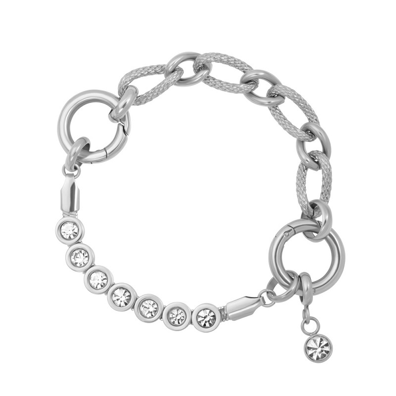 Samengestelde armband Feija Zilver