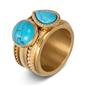 iXXXi Jewelry Vulring Magic Turquoise Gold