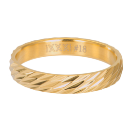 iXXXi Jewelry Vulring Aura 4mm Goudkleurig