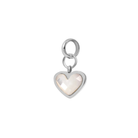 Bedel Shimmer Heart Zilver