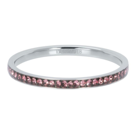 iXXXi Jewelry vulring Zirconia Pink Zilverkleurig 2mm