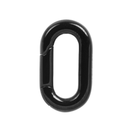 Verbindingsschakel Click Oval Zwart