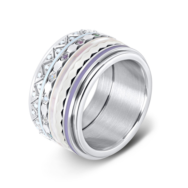 Samengestelde iXXXi ring Sunset Glaze Zilver