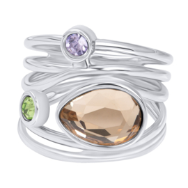 Fame Bloom Violet Zilver