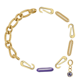 Samengestelde armband Donna Goud