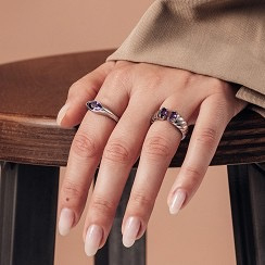 Fame Adore Tanzanite Zilver