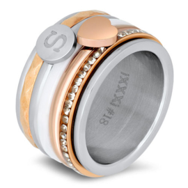 iXXXi Jewelry  vulring Hammerite Rosé 2mm