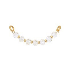 Ketting Bliss Crystal goudkleurig