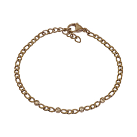 Armband Memories Light Topaz Bruin