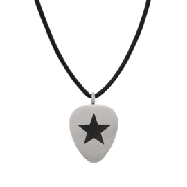 iXXXi Men Plectrum Star Leather Ketting
