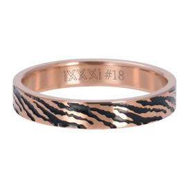 iXXXi Jewelry Vulring 4mm Zebra Rosé