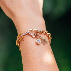 Samengestelde armband Fortunati Rosé
