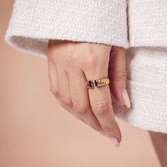Fame Adore Tanzanite Goudkleurig